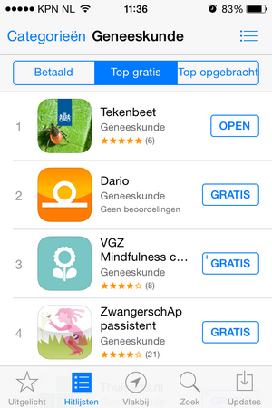 Tick bite app number 1 position in the App Store